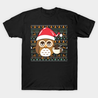 Owls with Coffee T-Shirt